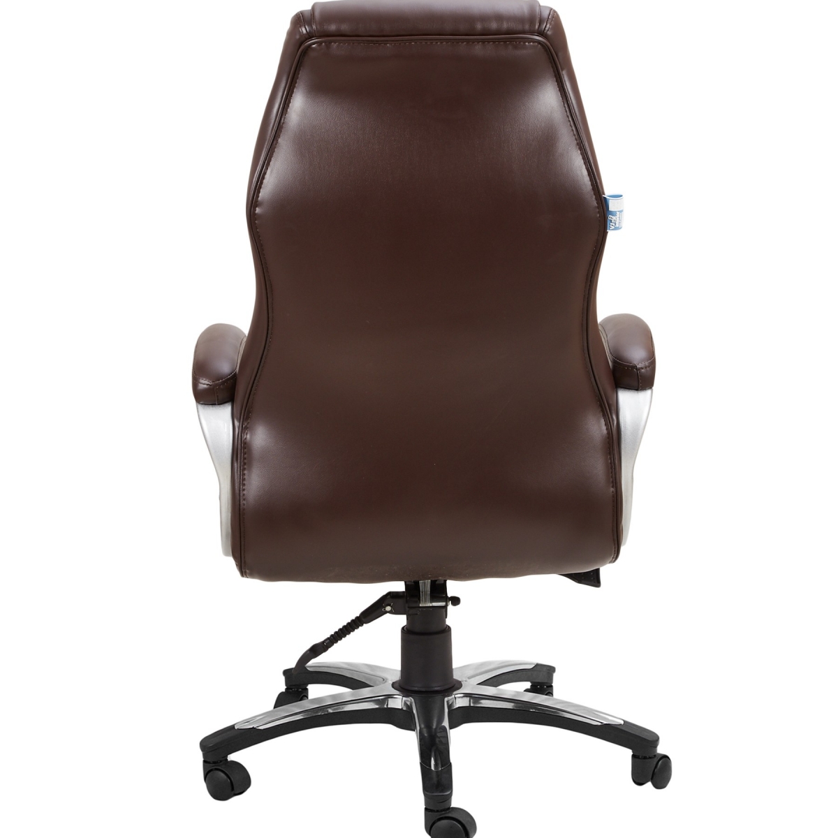 ML-1424-Dark Brown High Back Leather Revolving Office Chair - Image 4