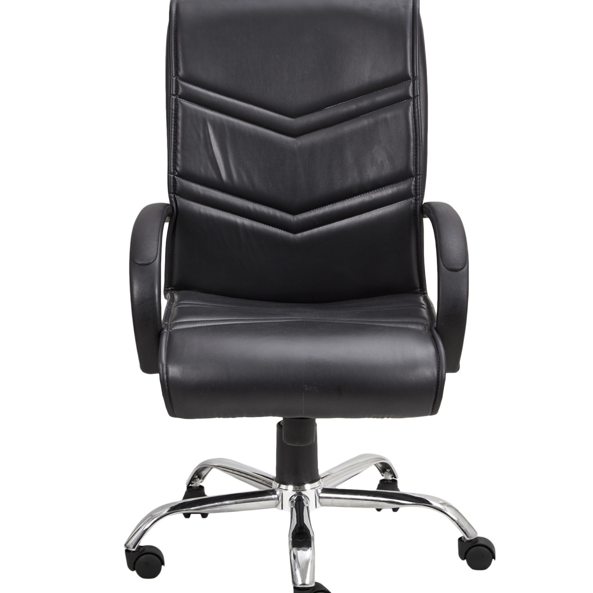 ML-1427-Black Leather Office Chair High Back - Image 2