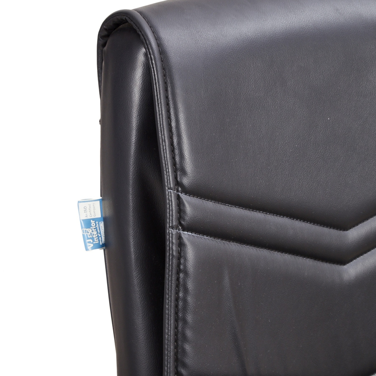 ML-1428-Executive Visitor Office Chair In Black Leather - Image 5