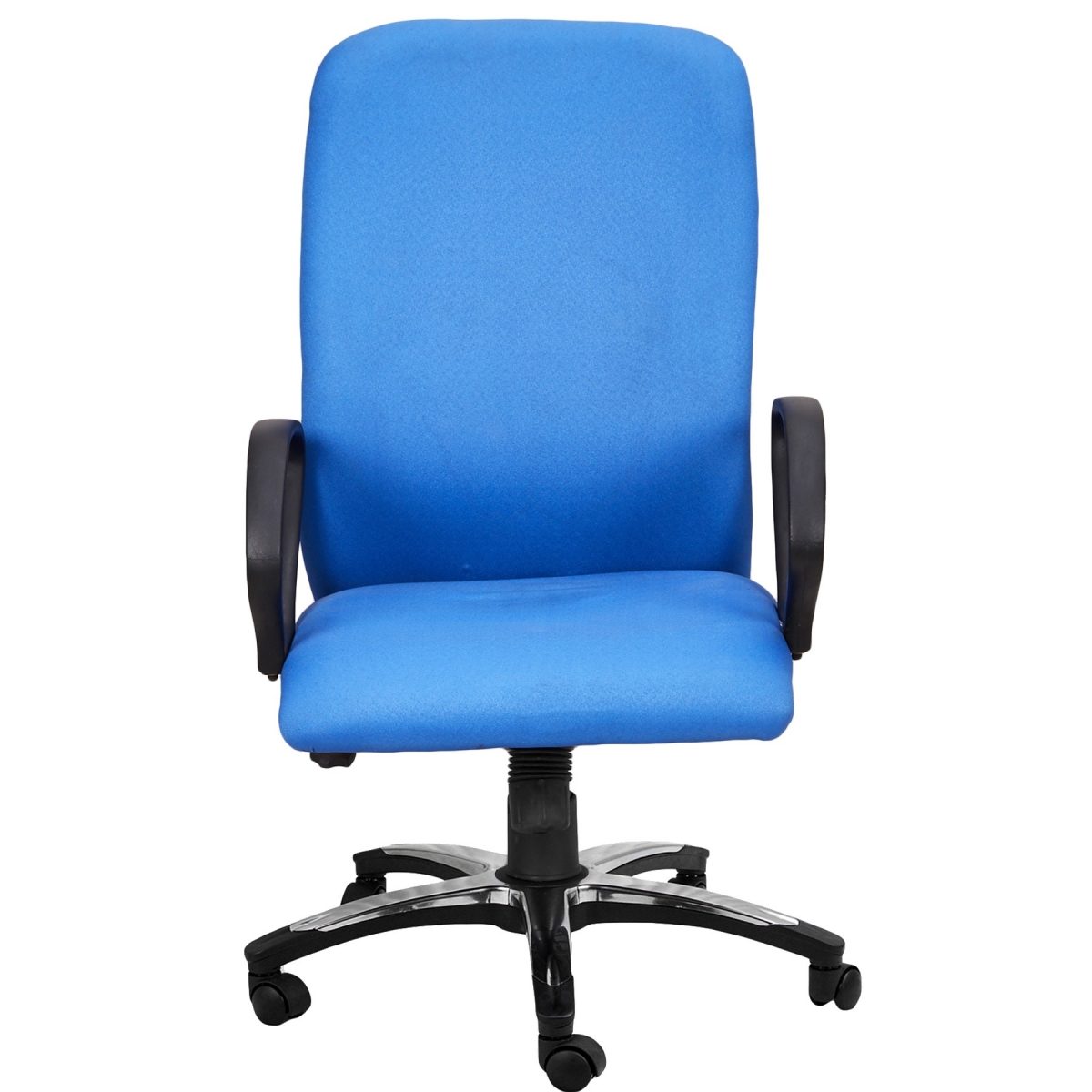 ML-1443-Revolving Executive Fabric Chair In Blues Padded Fabric - Image 2