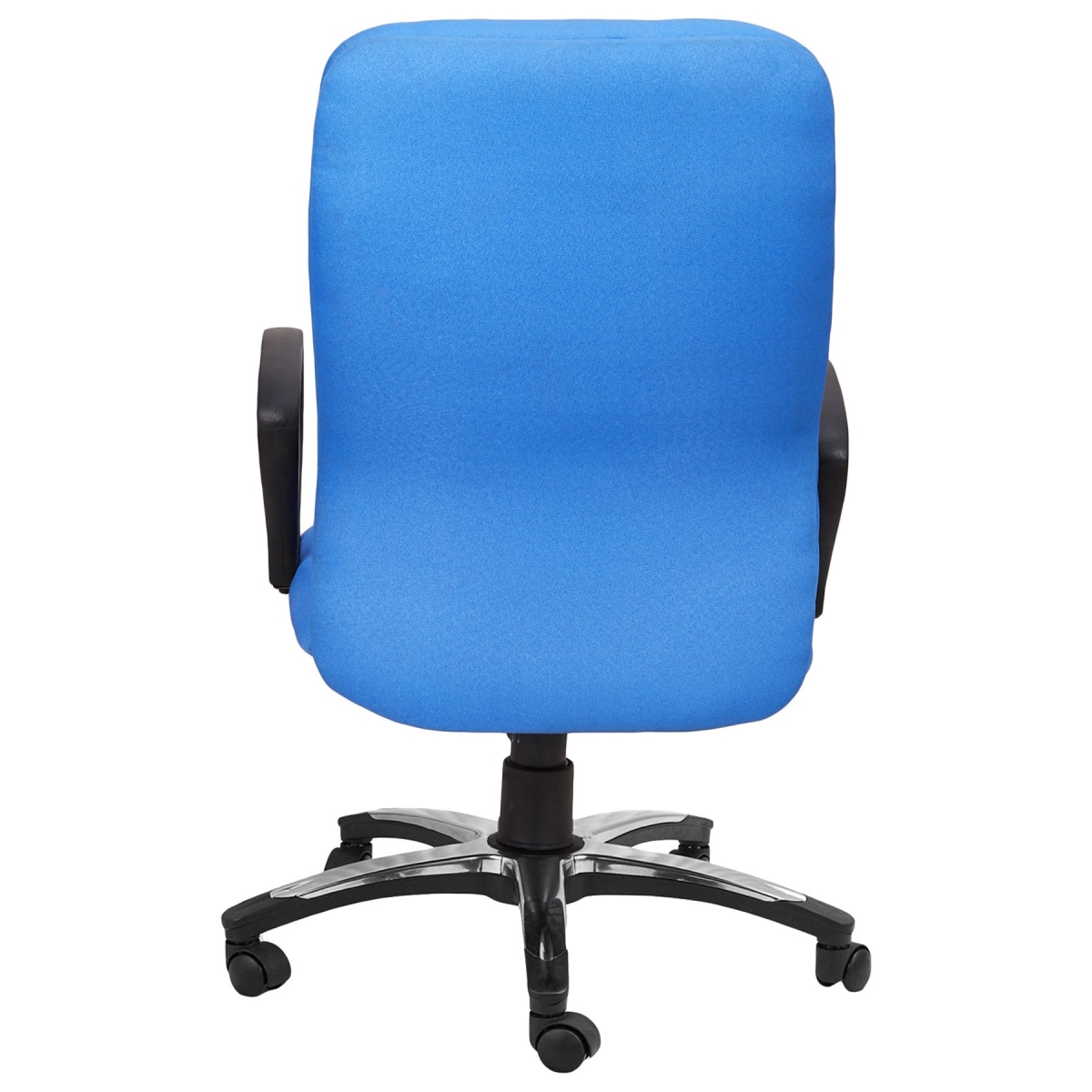 ML-1443-Revolving Executive Fabric Chair In Blues Padded Fabric - Image 4