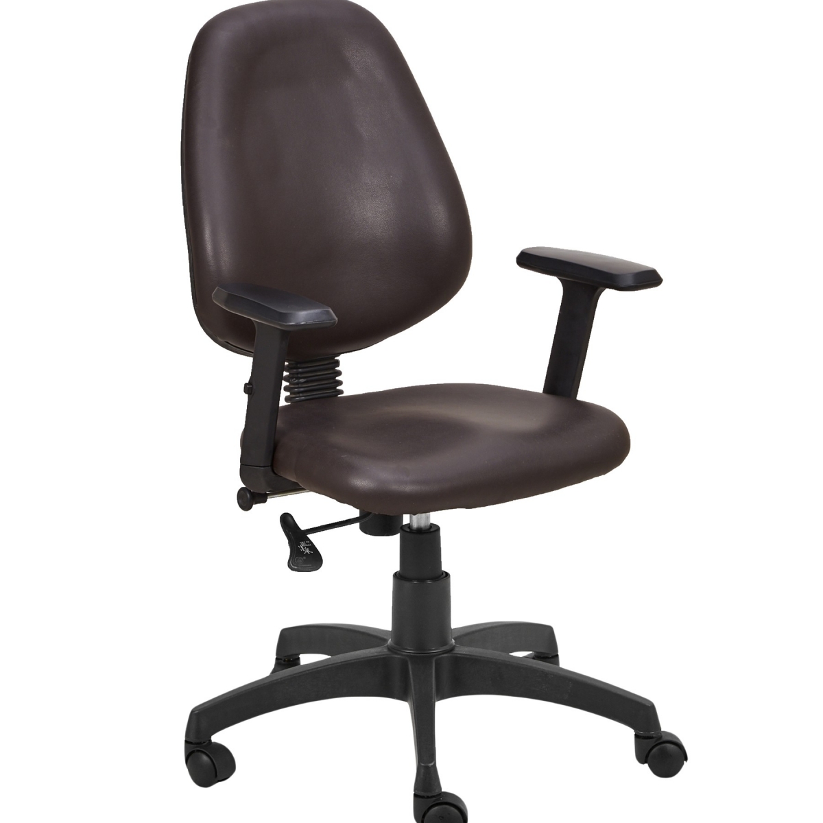 ML-1445-Brown Color Low Back Office Staff Chair - Image 3
