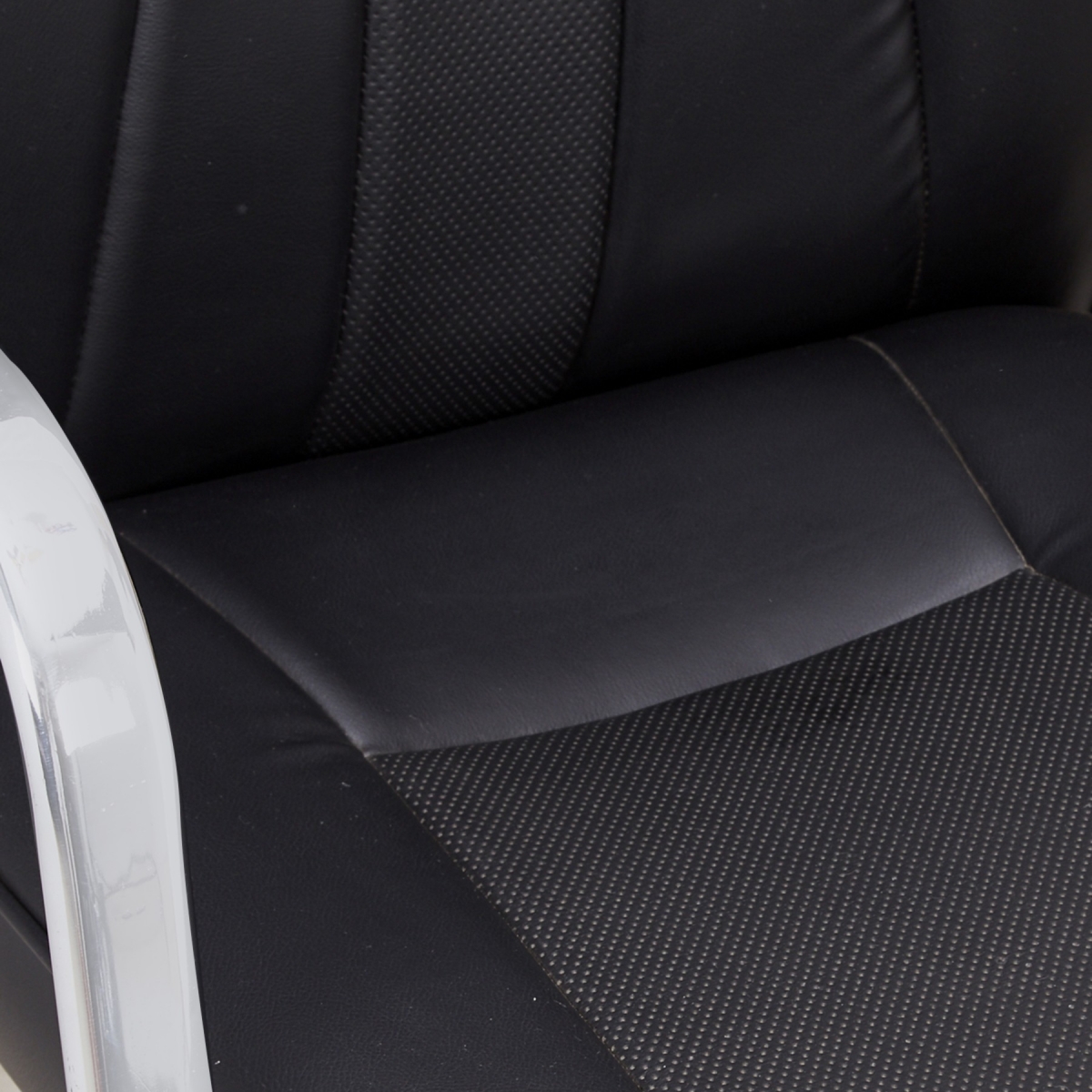 ML-1447-Synthetic Leather Non Movable Visitor Office Chair - Image 5