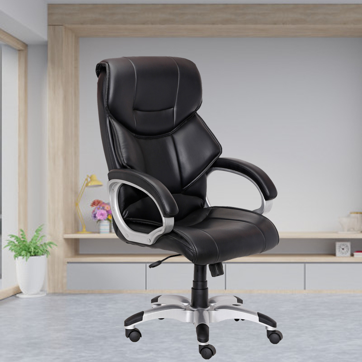 ML-1057 PANNEGRO HIGH BACK EXECUTIVE CHAIR BLACK
