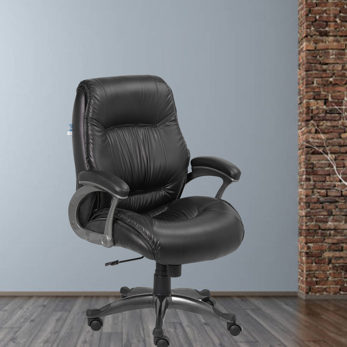 ML-1310-BLK Designer Mid Back Full Black Executive Office Chair