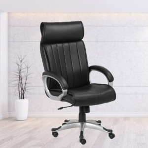 ML-1317-HB Head Support Stylish Black Office Executive Chair
