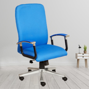 ML-1661 Blue Mesh Fabric Revolving Office Chair