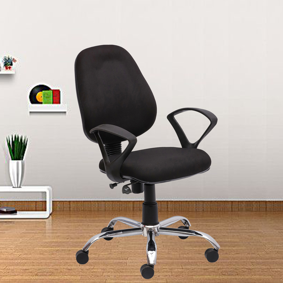 ML-WFH-1812-Fabric Push Back Chair