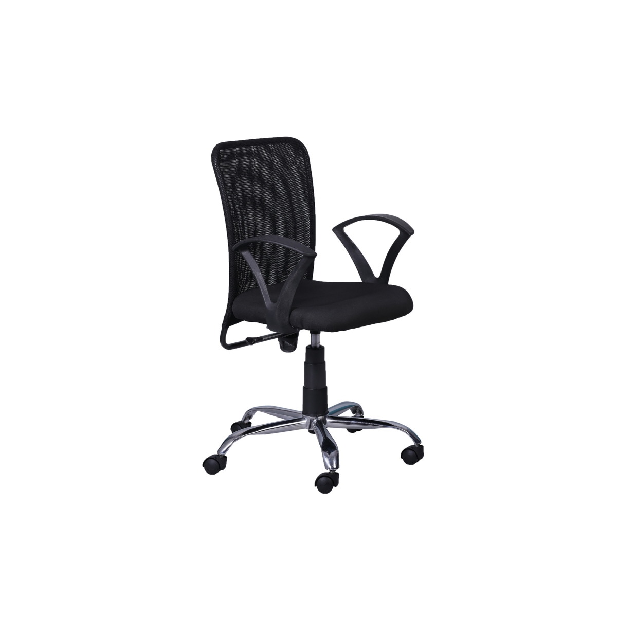 ML-1716 Mid Back Mesh Office Chair Black - Image 4