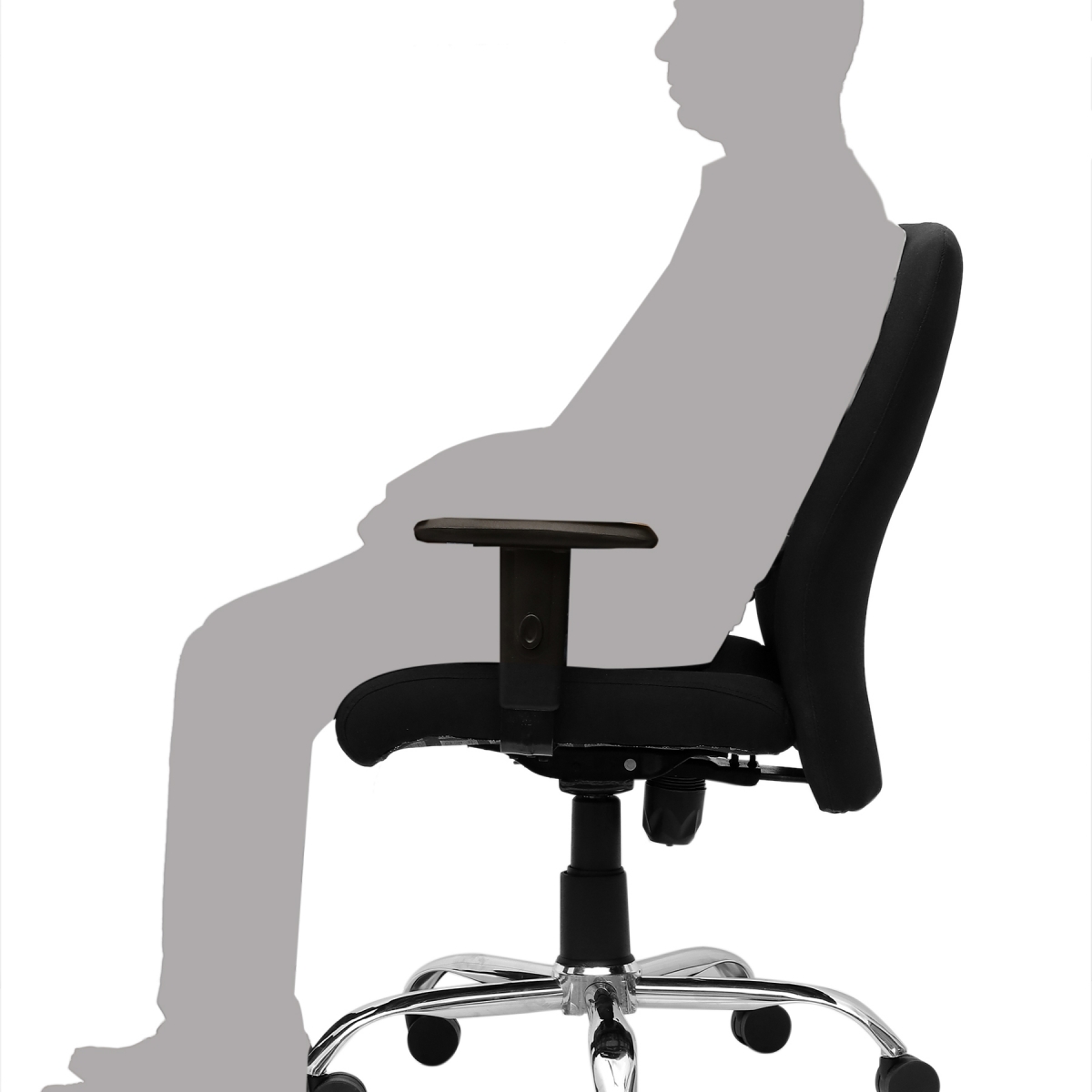 ML-WFH-1809 Fabric Chair With Adjustable Arms - Image 6
