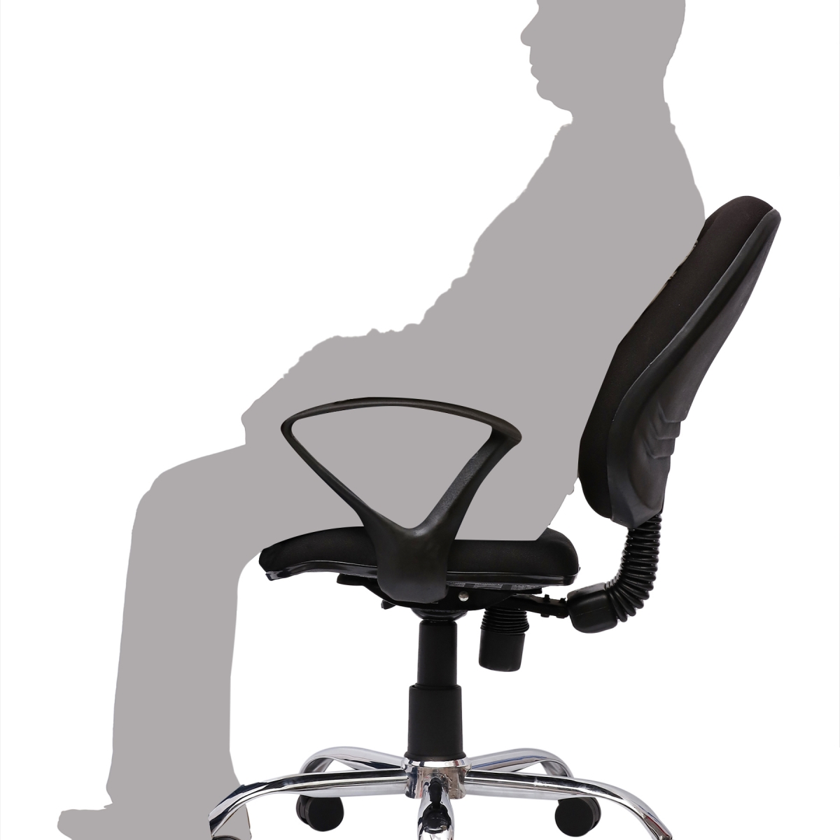 ML-WFH-1812-Fabric Push Back Chair - Image 3