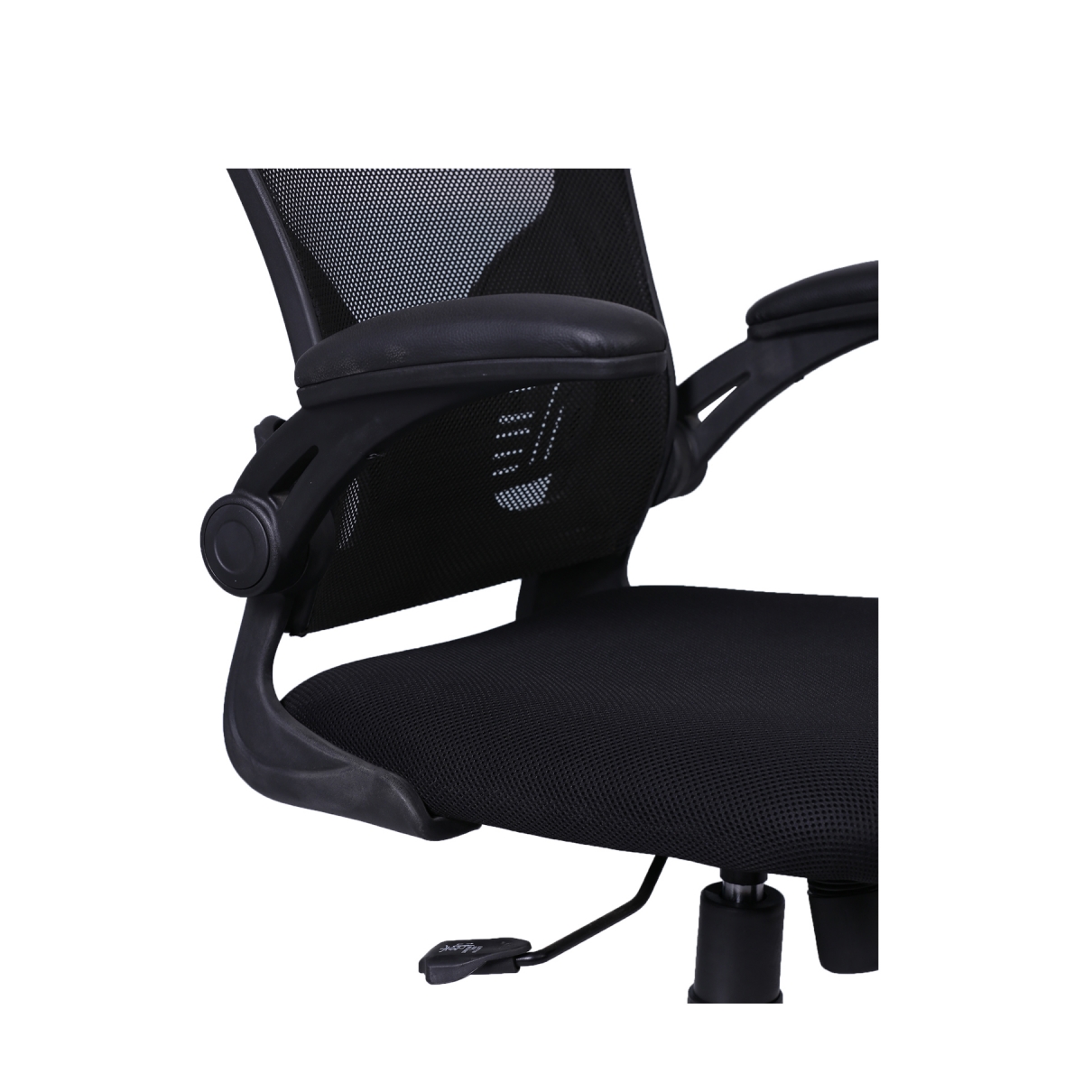ML-1721 Mid Back Mesh Office Chair Black - Image 7