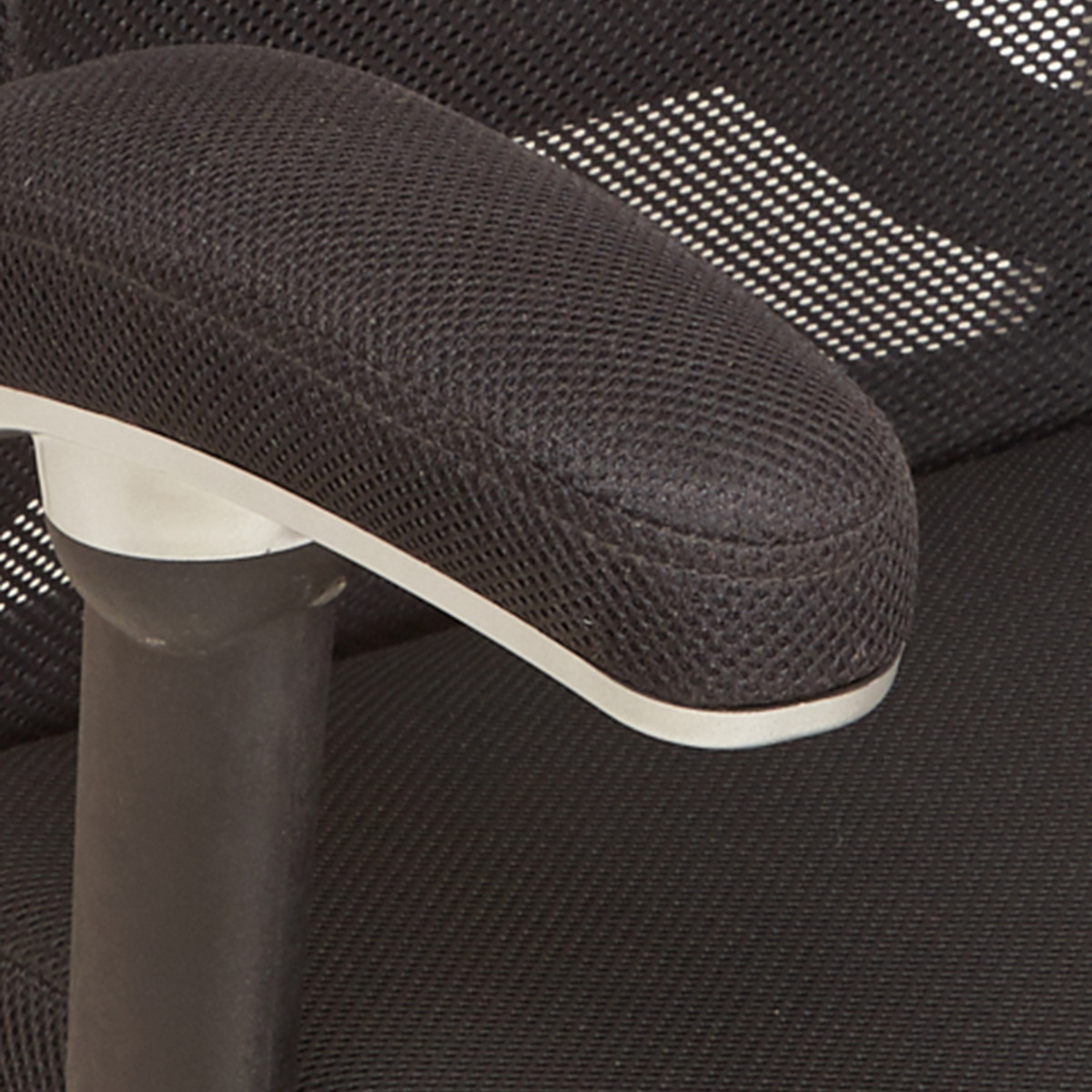 ML-1641 Mesh Office Chair Revolving With SS Finish - Image 6