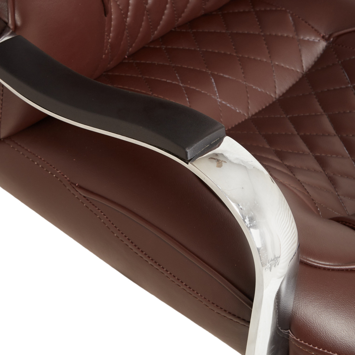 ML-1647 Brown Leatherette High Back Office Executive Chair - Image 4