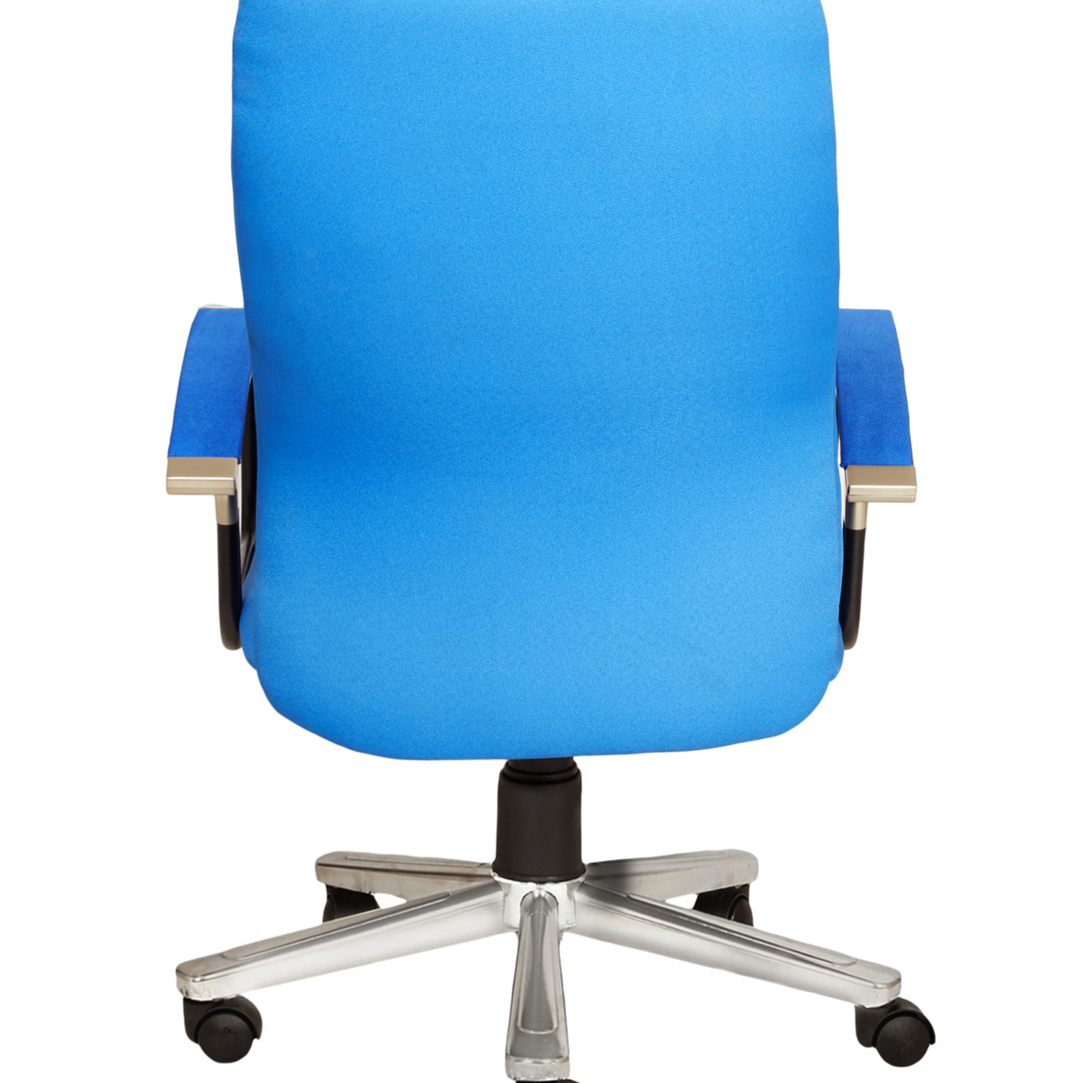 ML-1661 Blue Mesh Fabric Revolving Office Chair - Image 7