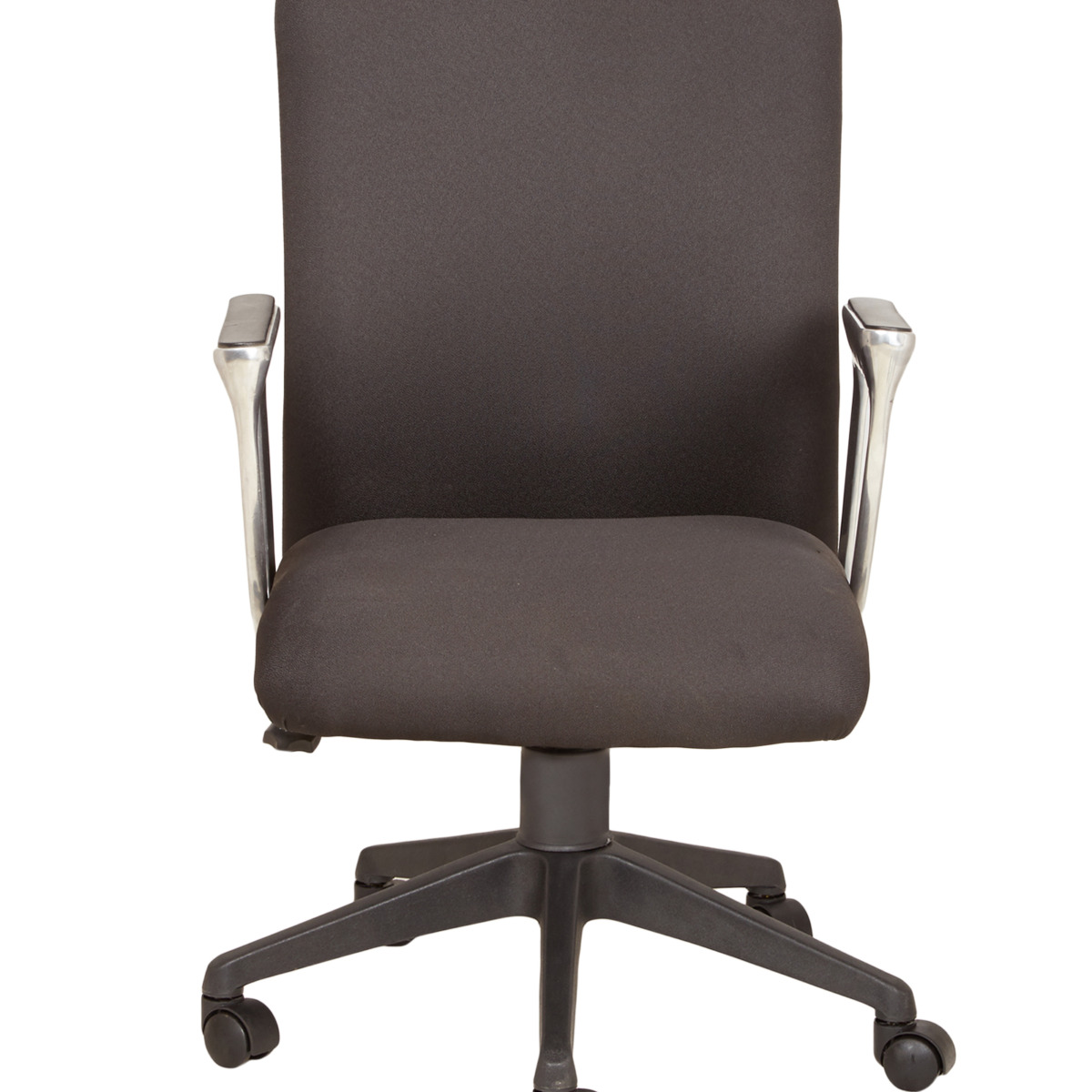 ML-1664 Brown Padded Mesh Fabric Visitors Office Chair - Image 2
