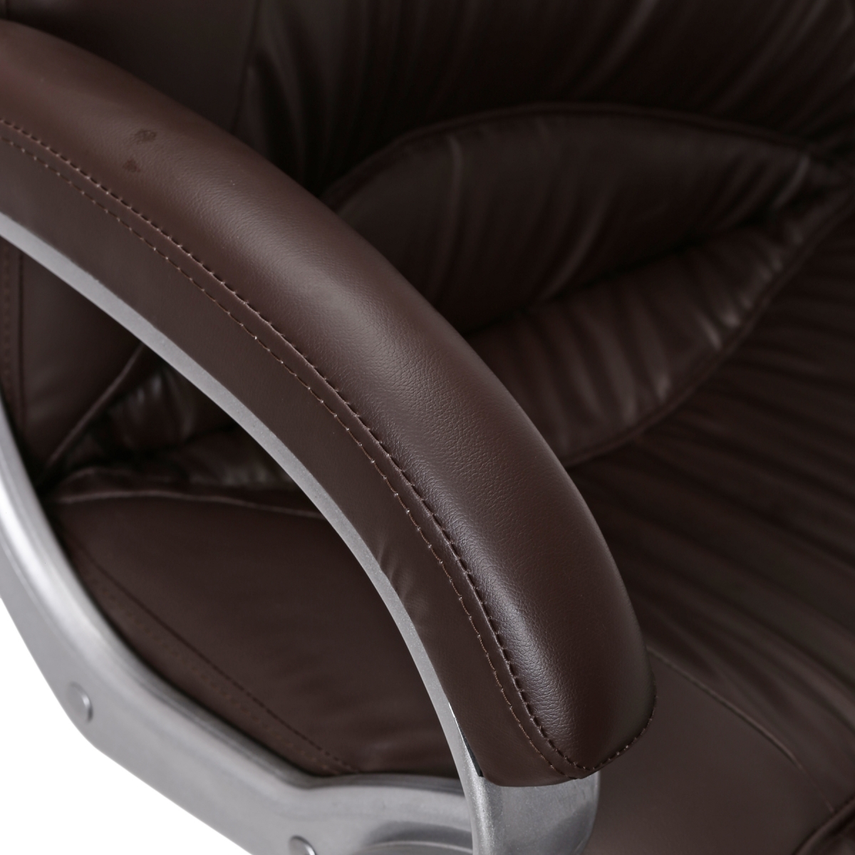 ML-1069 High Back Doblepiel Executive Chair In Brown Color - Image 6