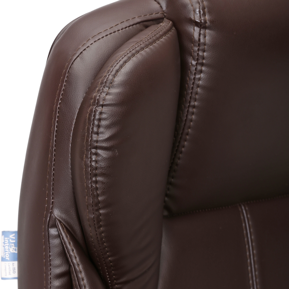 ML-1077 Pannegro Double Padding High Back Dark Brown Executive chair - Image 6