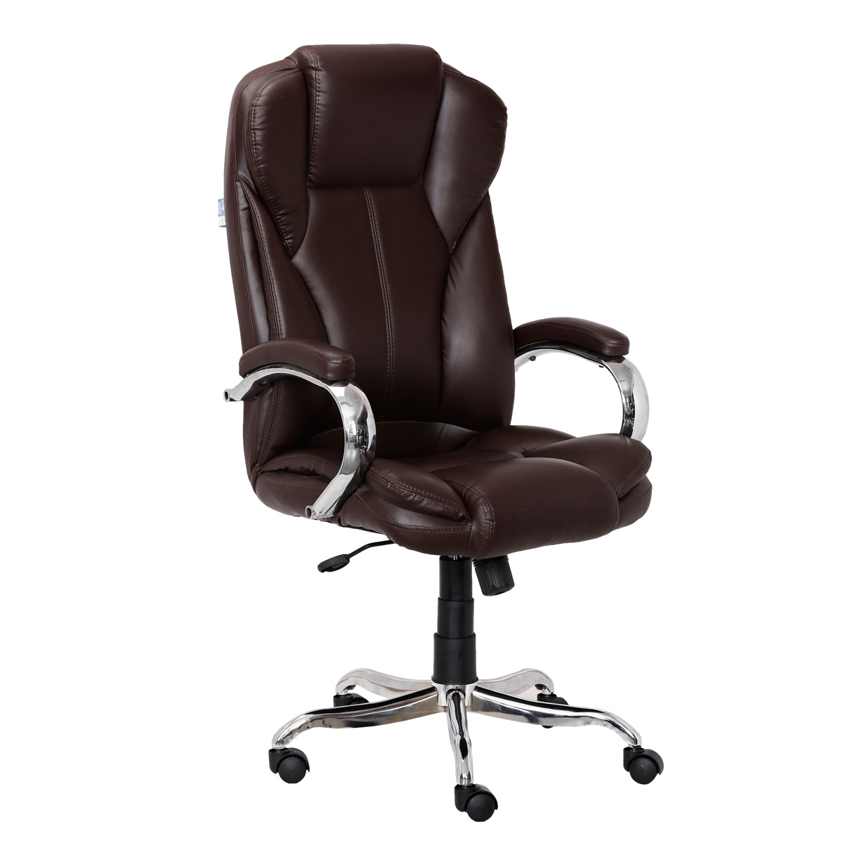 ML-1077 Pannegro Double Padding High Back Dark Brown Executive chair - Image 2