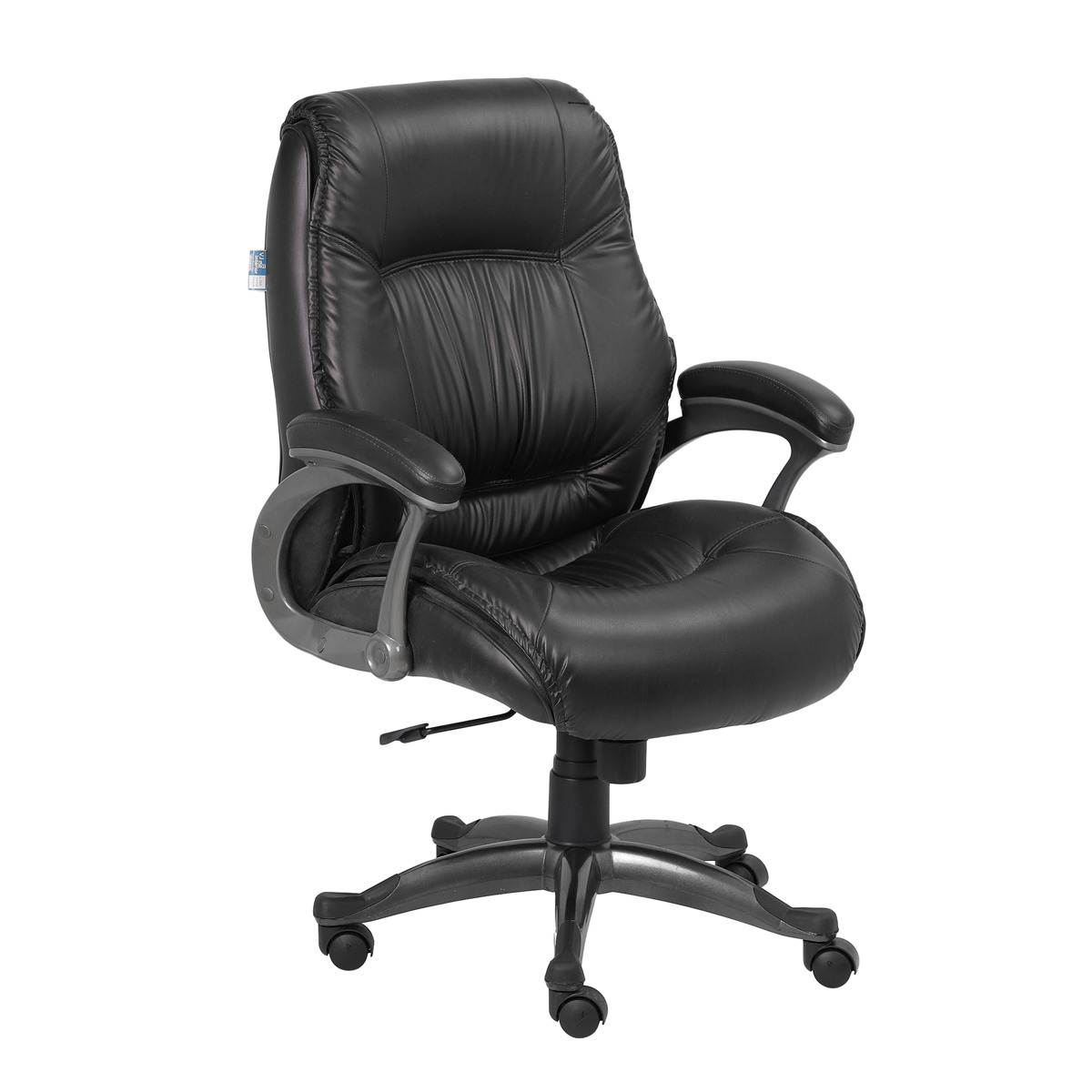 ML-1310-BLK Designer Mid Back Full Black Executive Office Chair - Image 2