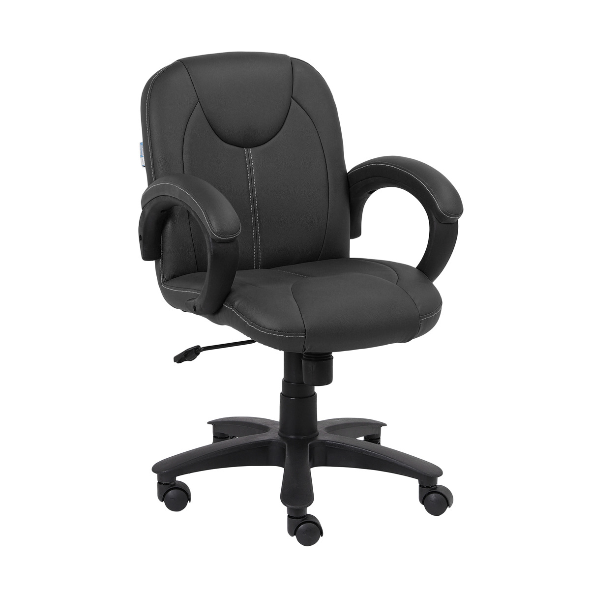 ML-1305-Low Back Office Chair In Black Color - Image 2