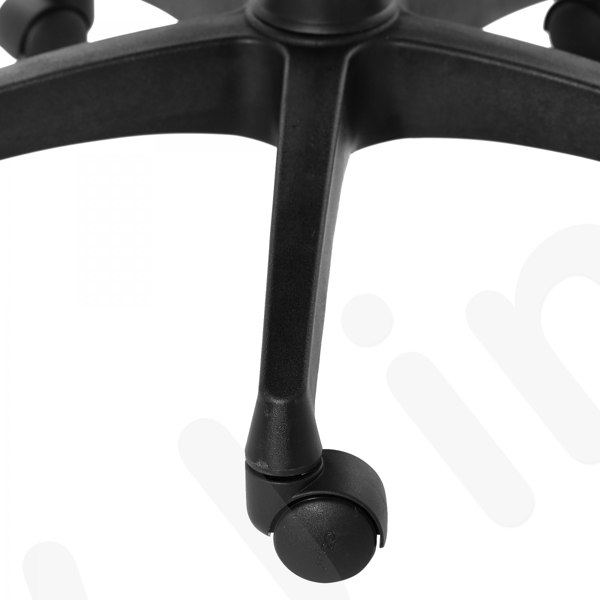 ML-816 Low Back glossy Leatherette Black Visitor Chair - Image 5