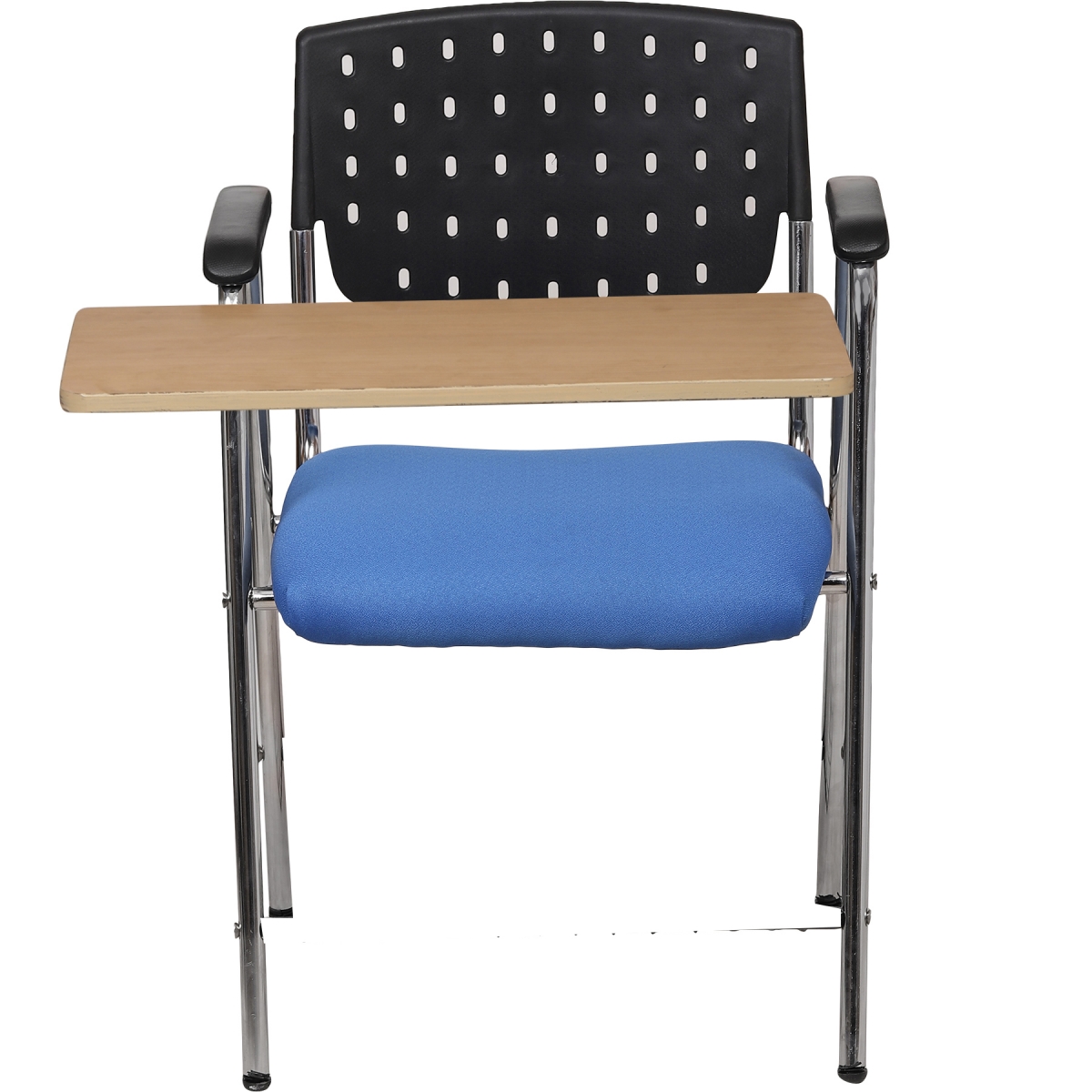 ML-1201 Madison Modern Training Chair In Black & Blue - Image 5