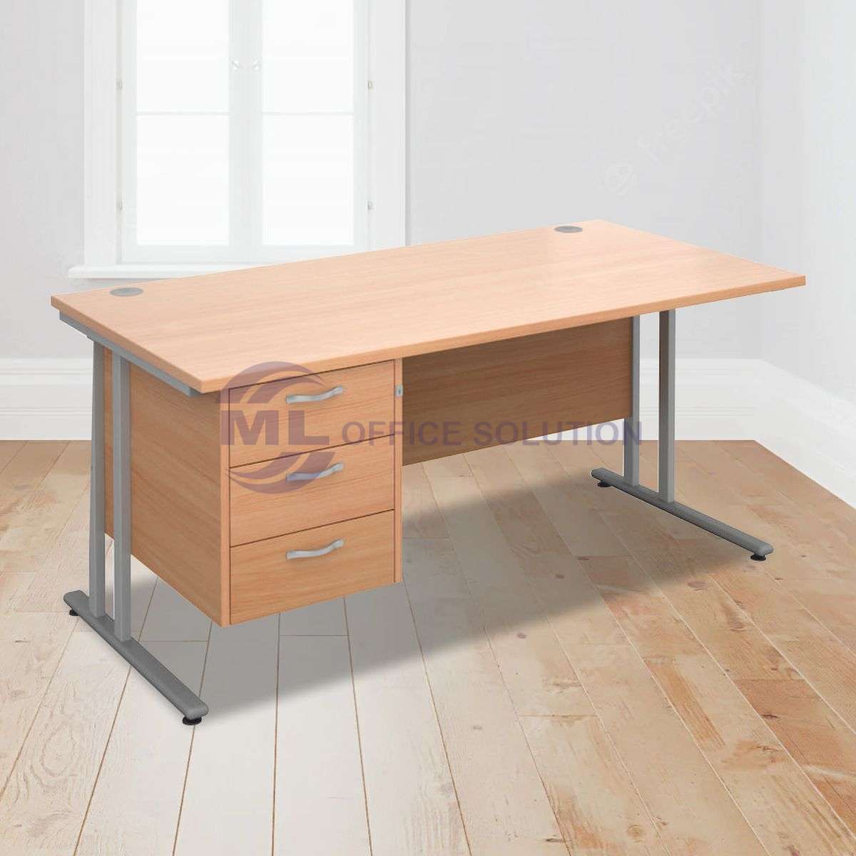 Executive Table With A Side Unit