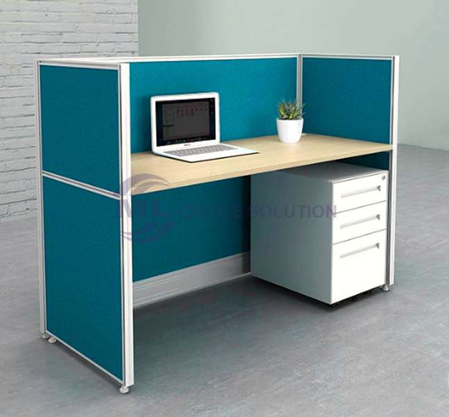 Single Seater Workstation with Pedestal