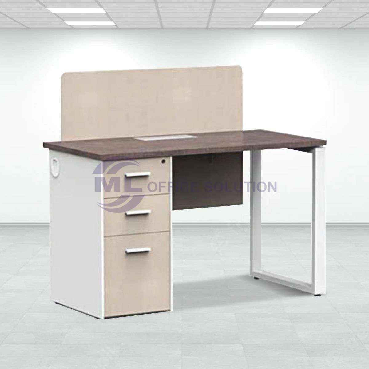 Single Seater Workstation with Drawers
